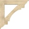 Ekena Millwork Merced Traditional Rough Sawn Bracket w/ Offset Brace, Douglas Fir, 8"W x 40"D x 40"H BKT0806X40X40MRC01RDF - alternate 3